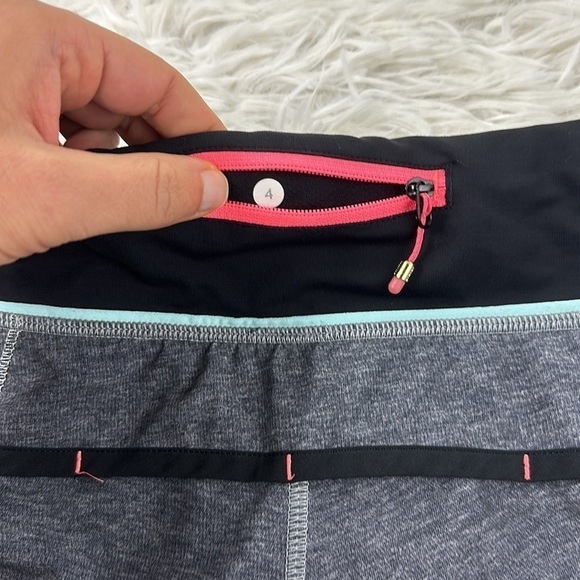 🔥$SALE$🔥 Lululemon Speed Short 2.5" Heathered Texture Printed Greyt Deep Coal - Picture 7 of 7